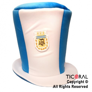SOMBRERO GALERA MEDIANA CON ESCUDO AFA ARGENTINA x 1